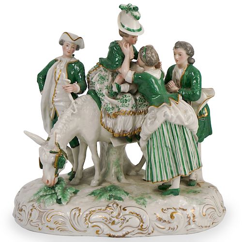 FRENCH PORCELAIN FIGURAL GROUPDESCRIPTION  393aa4