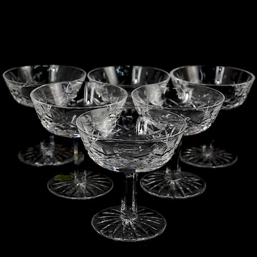  6 PC WATERFORD CRYSTAL STEMWAREDESCRIPTION  393acb