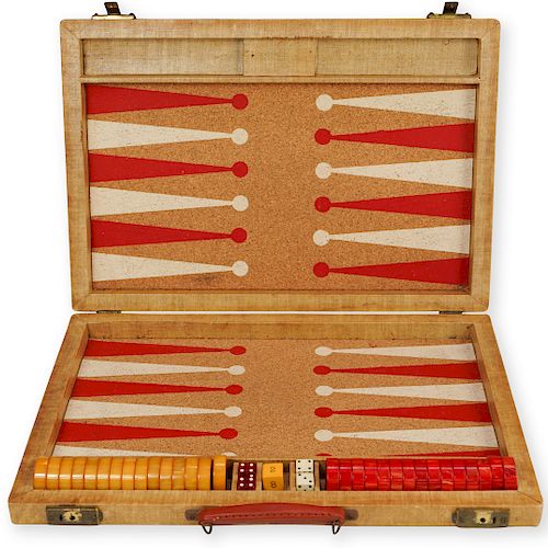 BACKGAMMON BRIEFCASE BOARDDESCRIPTION  393b42