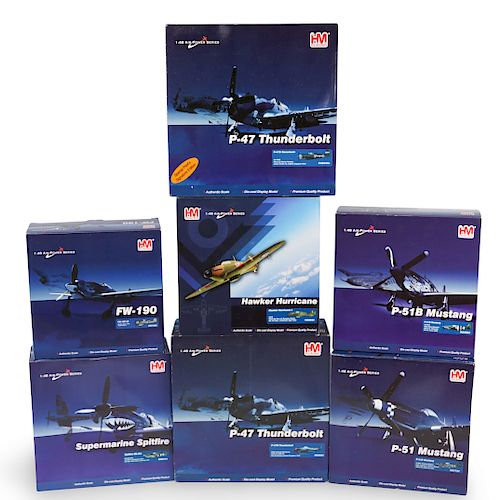 COLLECTION OF 7 HOBBYMASTER 1:48 AIRCRAFTSDESCRIPTION: