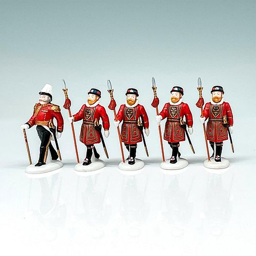 5PC DEPARTMENT 56 FIGURINE, YEOMAN