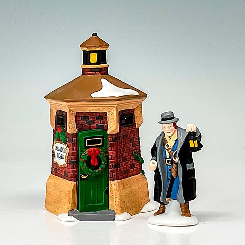 2PC DEPARTMENT 56 FIGURINES, BRIXTON