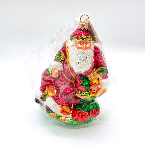 CHRISTOPHER RADKO ORNAMENT, SANTA