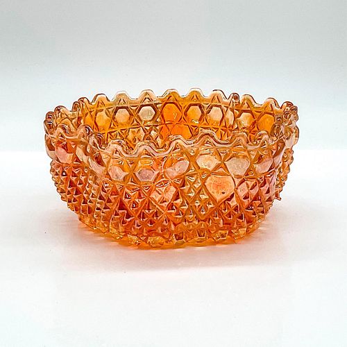 SOWERBY CARNIVAL GLASS DISHMarigold 393c27