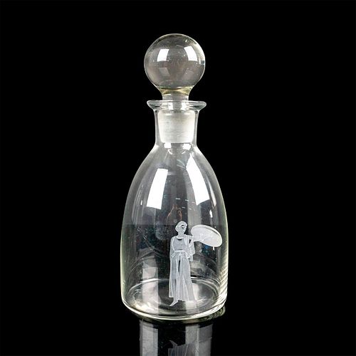 VINTAGE GLASS ATHENA DECANTER WITH 393c4b