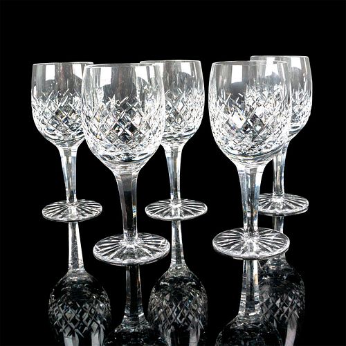 5PC WATERFORD STYLE CUT CRYSTAL