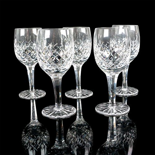 5PC WATERFORD STYLE CUT CRYSTAL 393c53