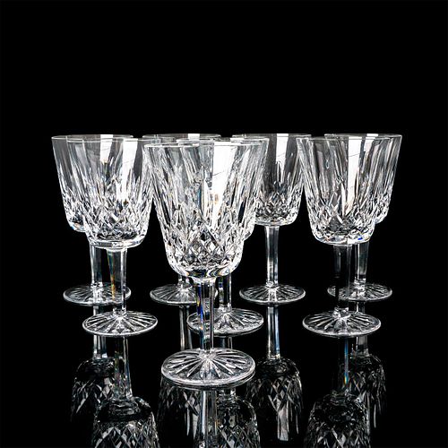 8PC WATERFORD CRYSTAL LISMORE PATTERN