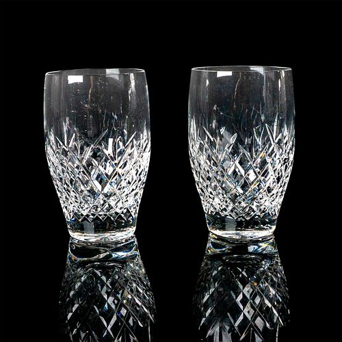 2PC WATERFORD STYLE CUT CRYSTAL JUICE