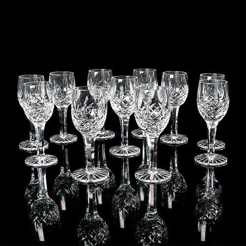 11PC WATERFORD STYLE CUT CRYSTAL