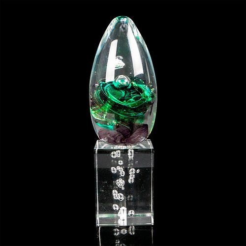 MURANO ART GLASS PAPERWEIGHT WITH 393c8f