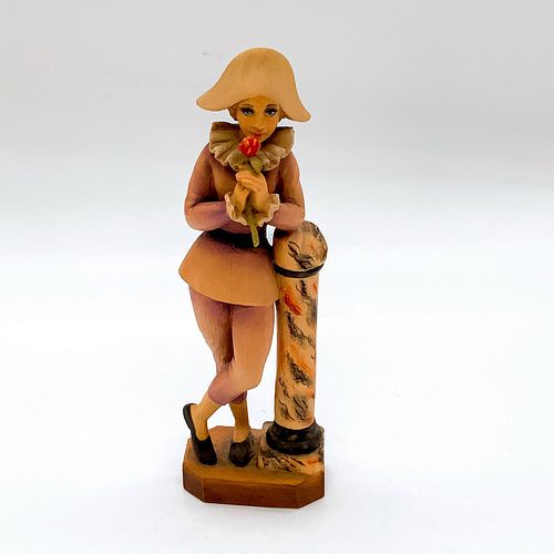 ANRI MIRA FUJITA WOODEN FIGURINE, HARLEQUINDepicts