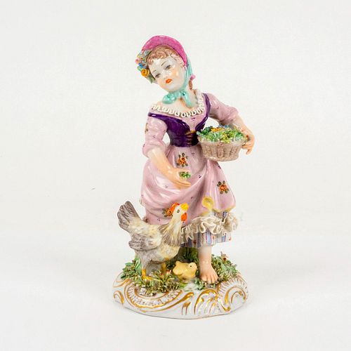 ANTIQUE CAPODIMONTE PORCELAIN FIGURINE 393c9b