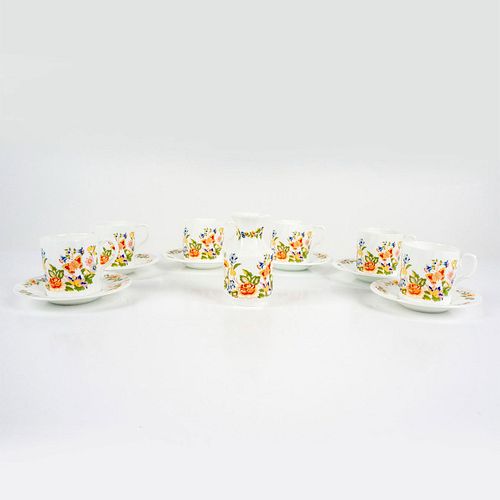 13PC AYNSLEY BONE CHINA DEMITASSE