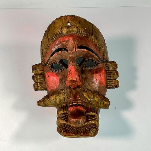 MEXICAN HAND CARVED WOODEN WALL 393d36