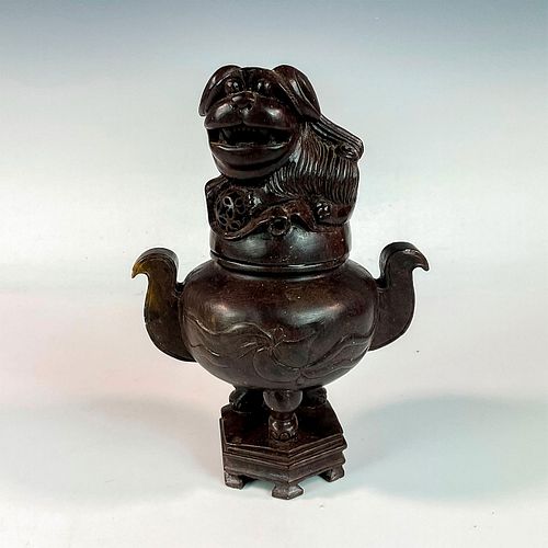 CHINESE SOAPSTONE CARVED CENSER 393d59