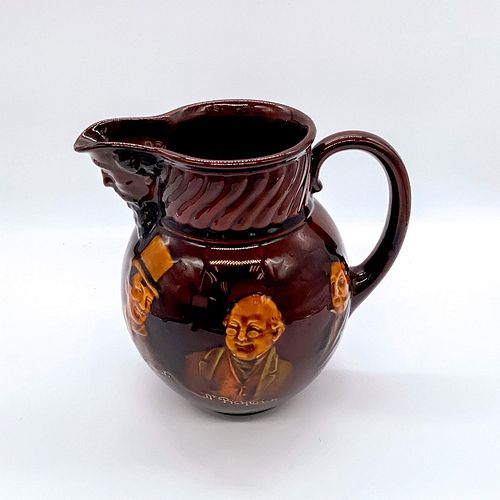 ROYAL DOULTON KINGSWARE JUG, DICKENSGlossy