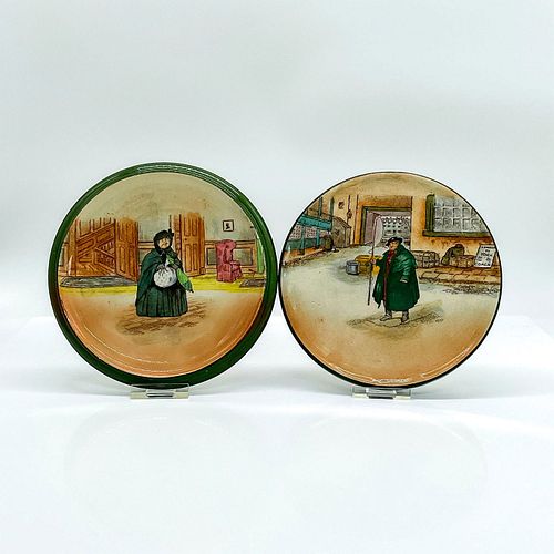 2PC ROYAL DOULTON DICKENS TRIVETS  393dfd