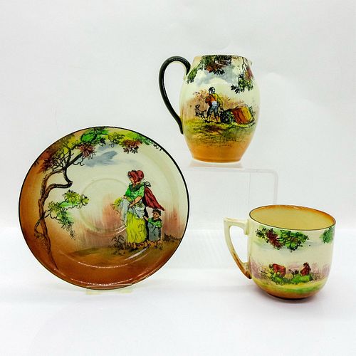 ROYAL DOULTON THE GLEANERS TEACUP  393e19