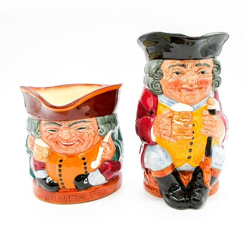 2PC ROYAL DOULTON TOBY JUG SETIncludes 393f36