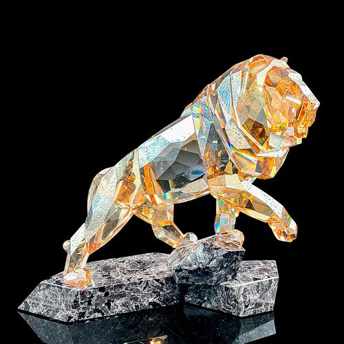 SWAROVSKI CRYSTAL FIGURINE LION 393f4e