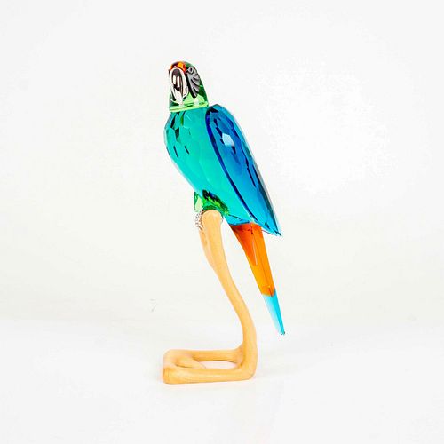 SWAROVSKI CRYSTAL FIGURINE, MACAW