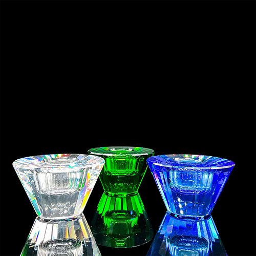 SWAROVSKI CRYSTAL TRIO CANDLEHOLDER