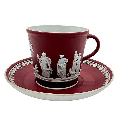 WEDGWOOD JASPERWARE DIP CUP AND