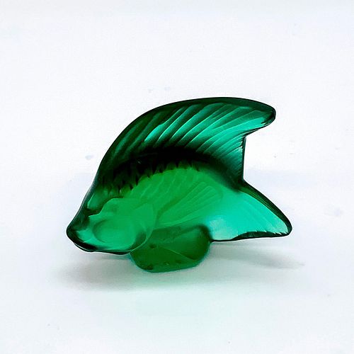 LALIQUE MINIATURE GLASS EMERALD