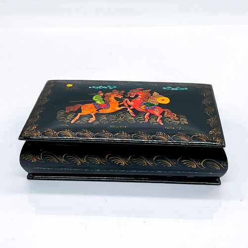 VINTAGE RUSSIAN HAND PAINTED LACQUERED 3942bd