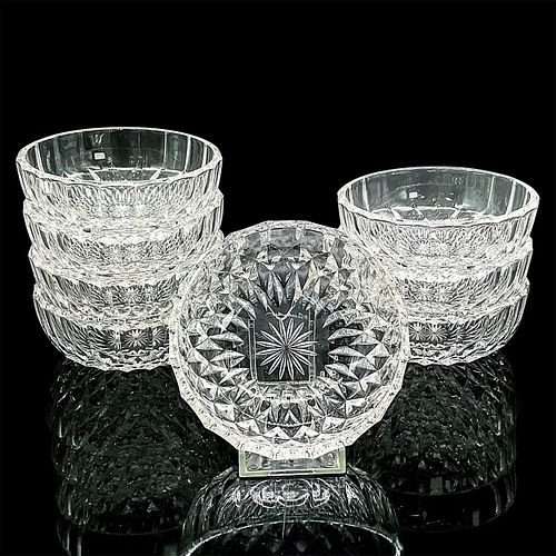 8PC VAL SAINT LAMBERT CRYSTAL DESSERT 3942f7