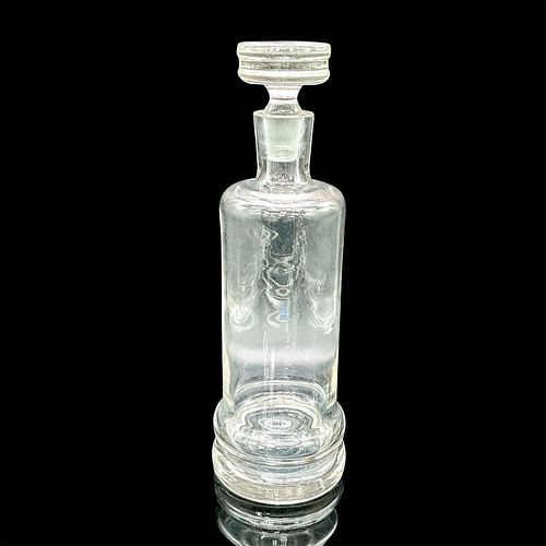 VINTAGE GLASS BAR LIQUOR DECANTER WITH