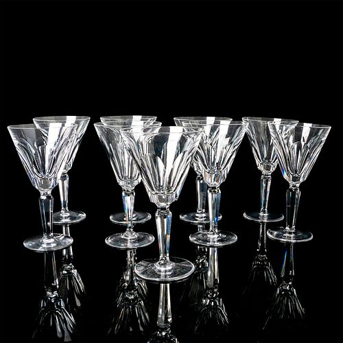 9PC WATERFORD CRYSTAL WATER GOBLETS  39431f
