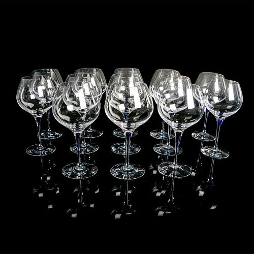 13PC ORREFORS BOUQUET WINE GLASSES  394321