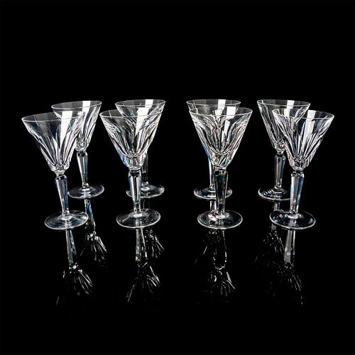 8PC WATERFORD CRYSTAL CLARET WINE 39431d