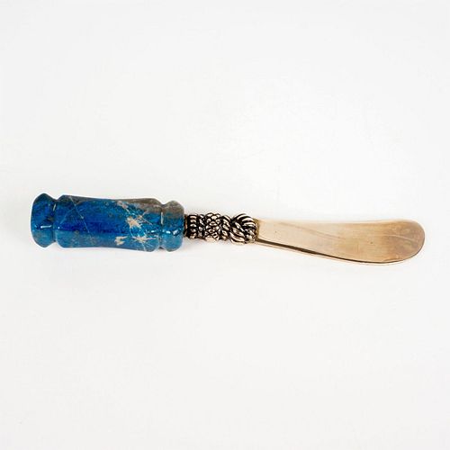 SODALITE CARVED HANDLE BUTTER KNIFE 394326