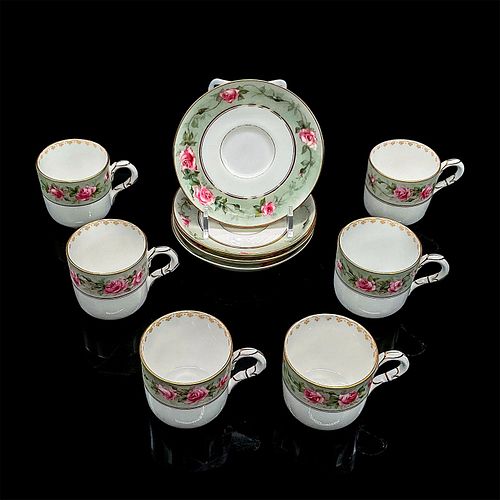 10PC ROYAL WORCESTER DEMITASSE CUPS