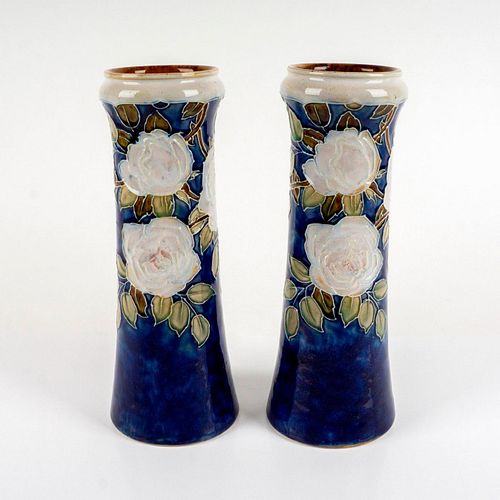 PAIR OF ROYAL DOULTON STONEWARE