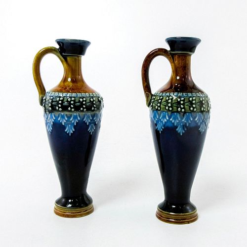 2PC DOULTON LAMBETH STONEWARE MINI