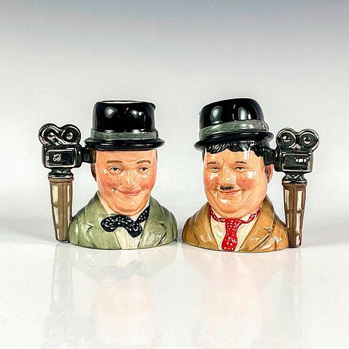 LAUREL AND HARDY PAIR D7008 D7009 3944cb