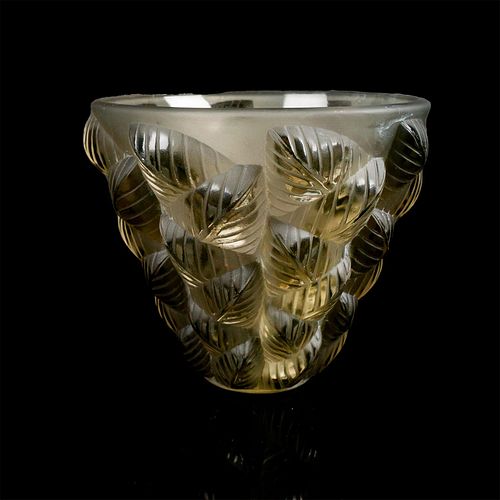 RENE LALIQUE GLASS VASE MOISSAC 394523