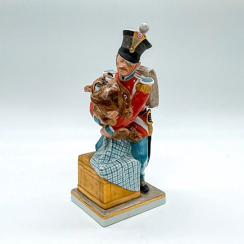 ROYAL COPENHAGEN GILDED PORCELAIN FIGURE,