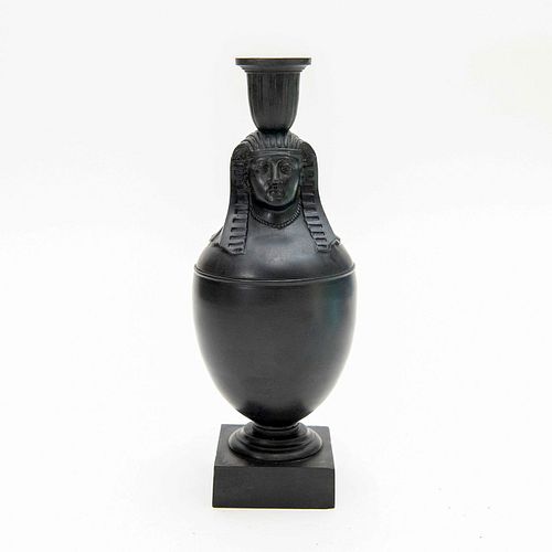 18TH C WEDGWOOD BLACK BASALT CANOPIC 394642