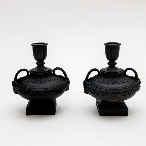 PAIR OF WEDGWOOD & BENTLEY BLACK