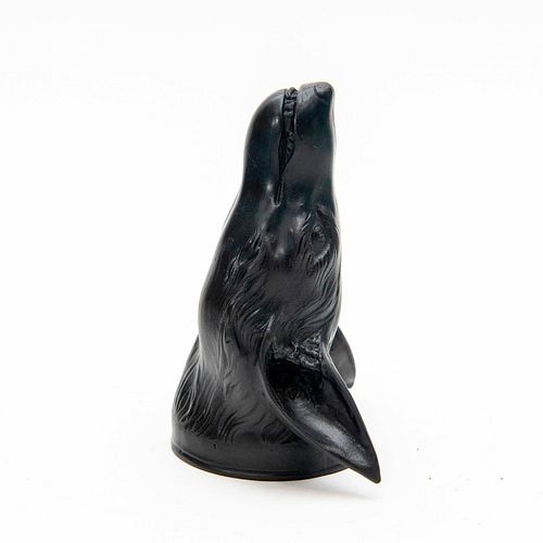 WEDGWOOD BLACK BASALT FOX HEAD 394653