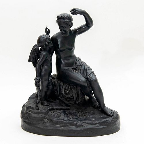 WEDGWOOD BLACK BASALT SCULPTURE,