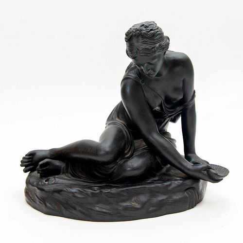 WEDGWOOD BLACK BASALT SCULPTURE  39467e