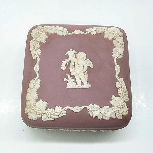 WEDGWOOD LILAC JASPERWARE SQUARE 3946d3