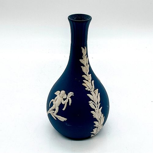 WEDGWOOD JASPERWARE SMALL VASE BLUE