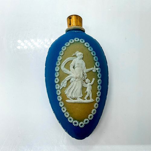 WEDGWOOD JASPERWARE DIP PERFUME BOTTLEDark